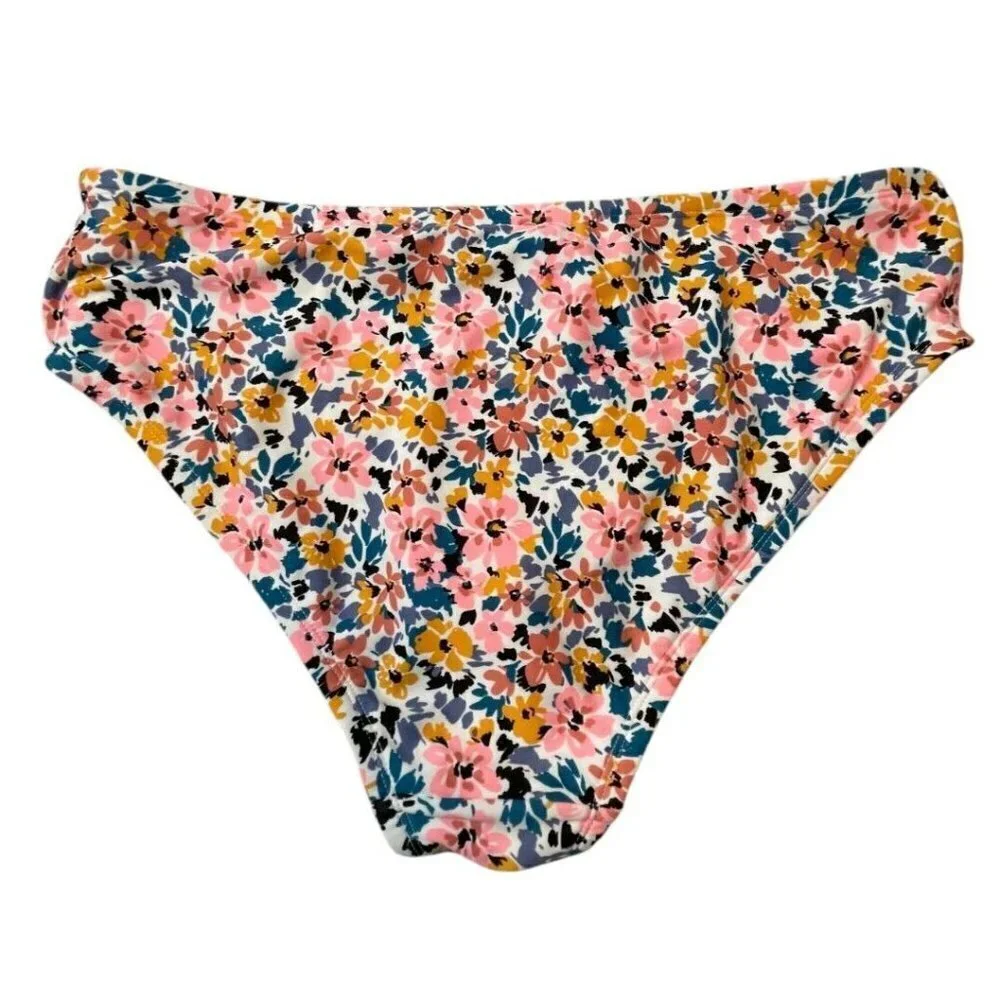 Xhilaration Floral Bikini Bottoms 14W